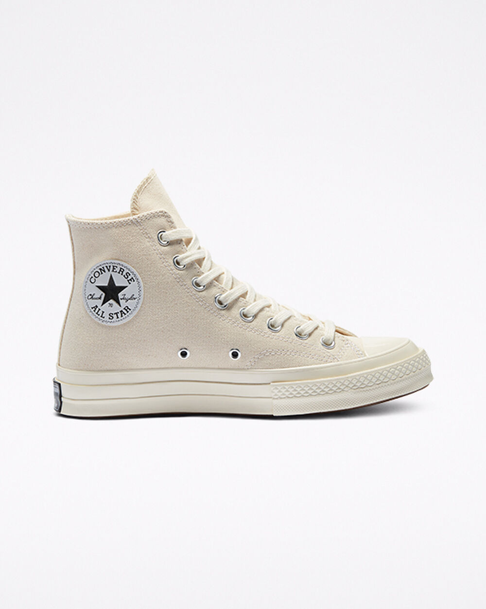 Tenis Converse Chuck 70 Mujer Beige Negros | Mexico-481526
