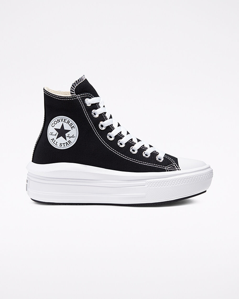 Tenis Converse Chuck Taylor All Star Move Mujer Negros Beige Blancos | Mexico-534106