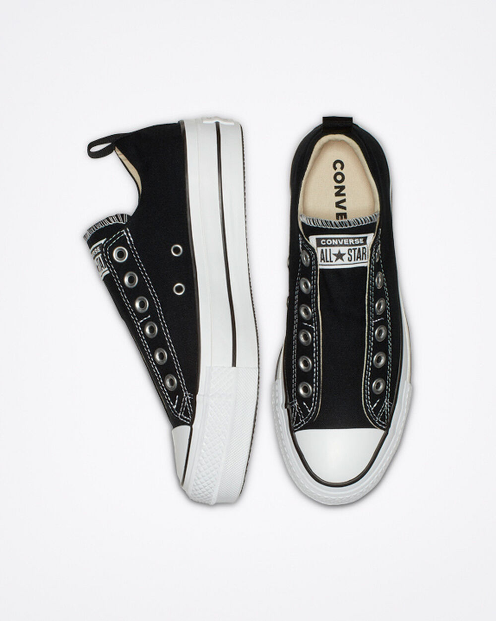 Tenis Converse Chuck Taylor All Star Mujer Negros Blancos Negros | Mexico-571026