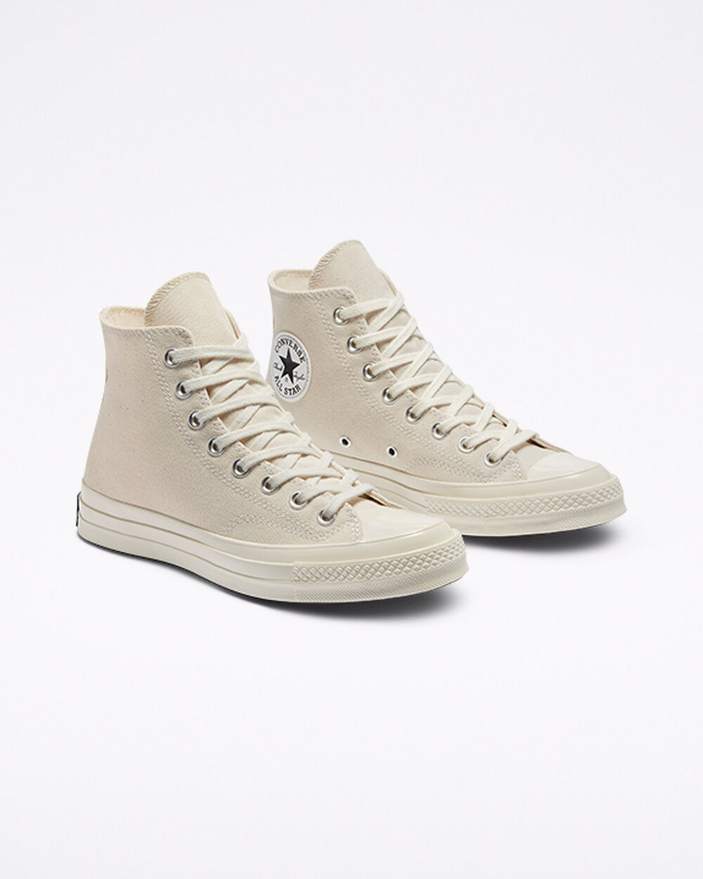 Tenis Converse Chuck 70 Mujer Beige Negros | Mexico-481526