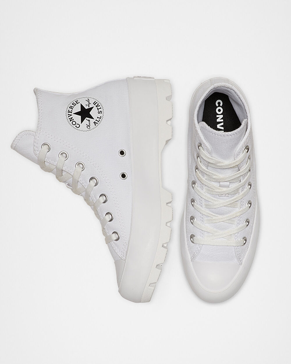 Tenis Converse Chuck Taylor All Star Lugged Mujer Blancos Negros Blancos | Mexico-463766
