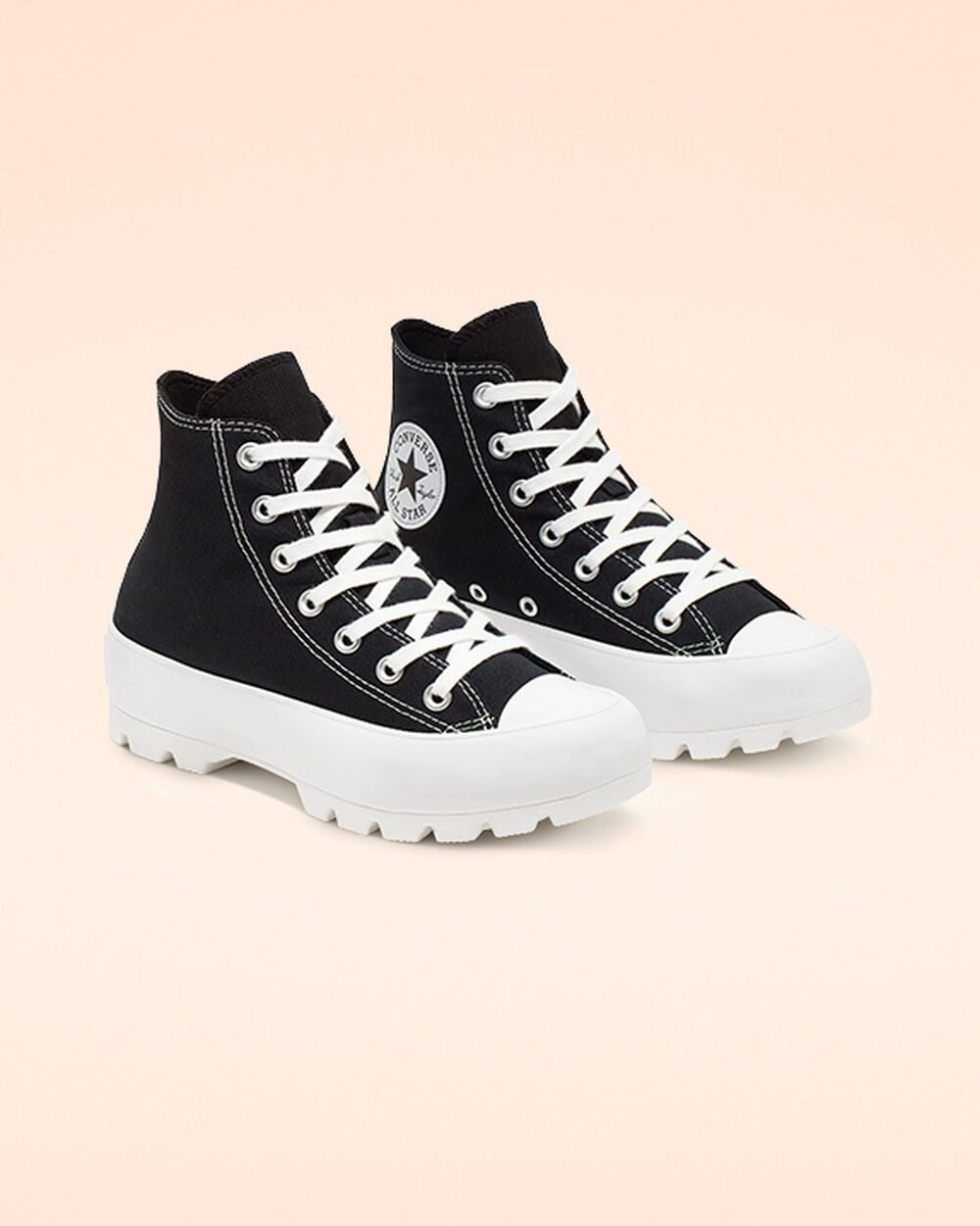 Tenis Converse Chuck Taylor All Star Lugged Mujer Negros Blancos Negros | Mexico-618466
