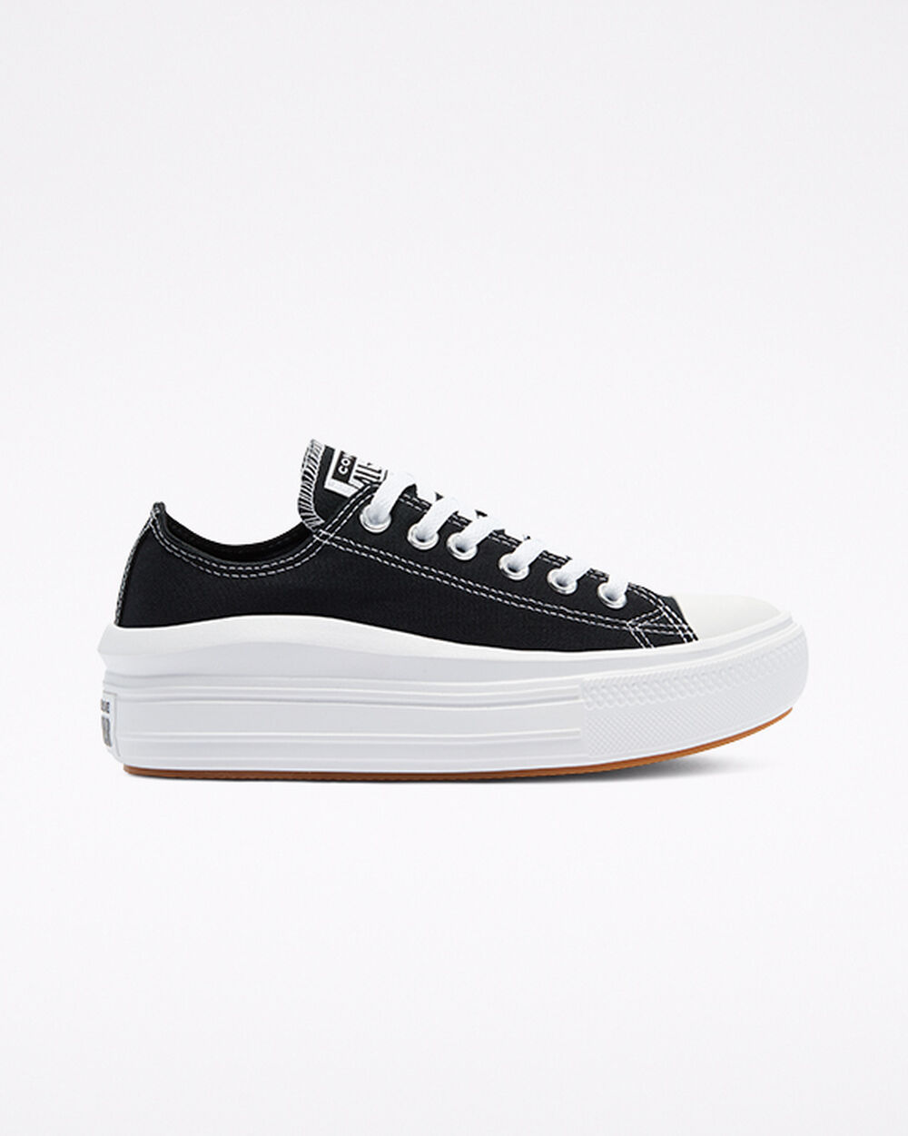 Tenis Converse Chuck Taylor All Star Move Mujer Negros Blancos | Mexico-75426