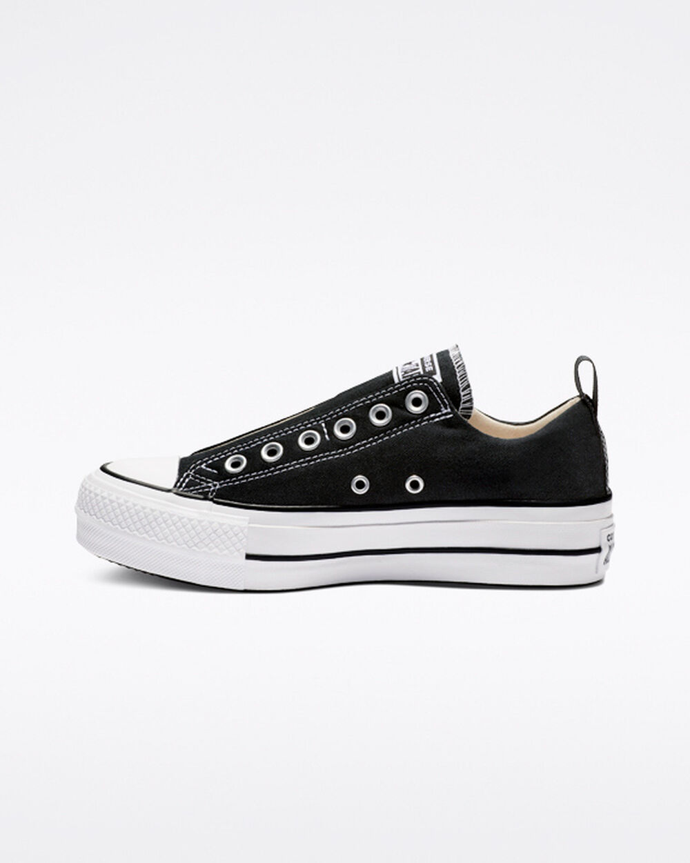 Tenis Converse Chuck Taylor All Star Mujer Negros Blancos Negros | Mexico-571026