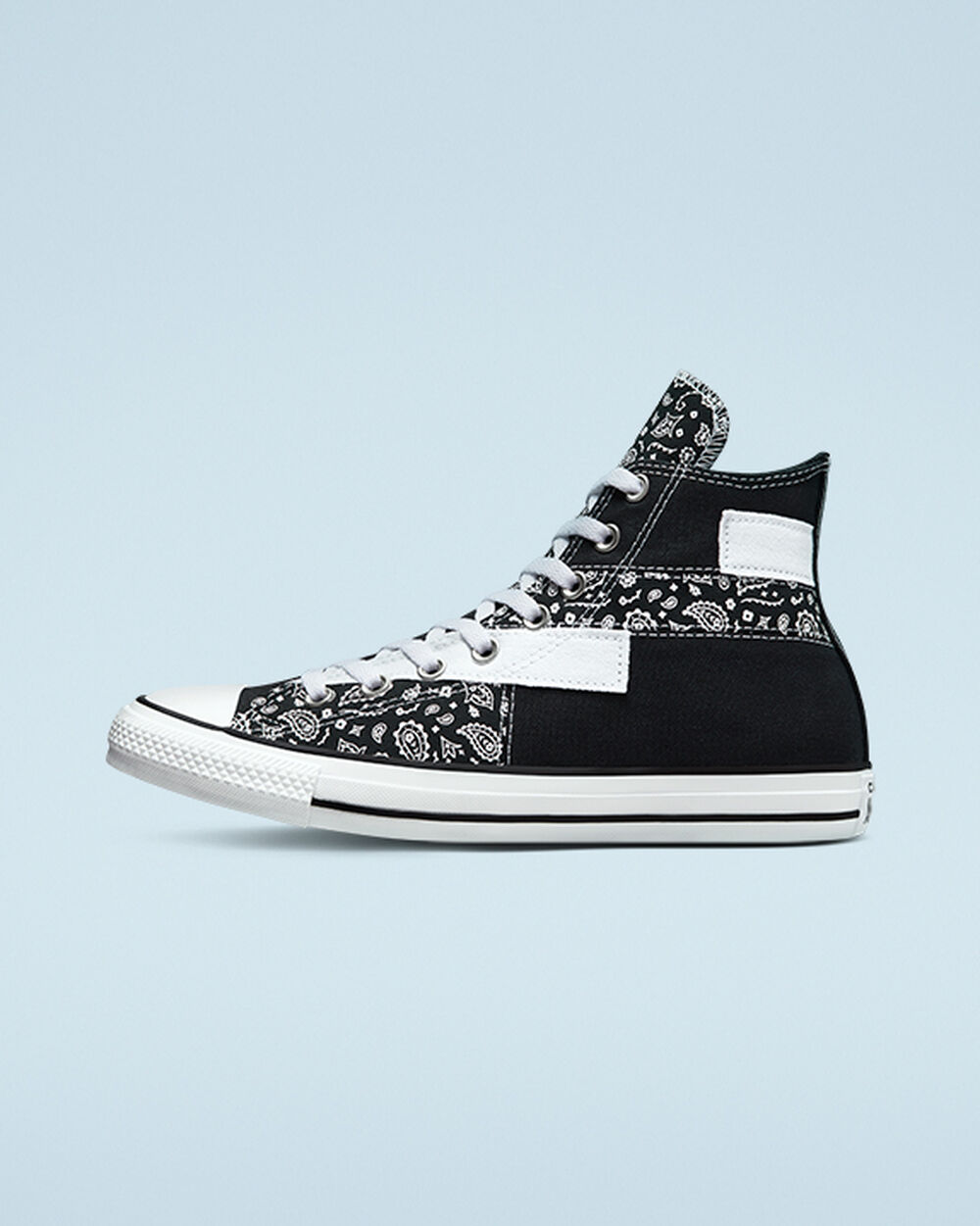 Tenis Converse Chuck Taylor All Star Mujer Negros Blancos Negros | Mexico-871646