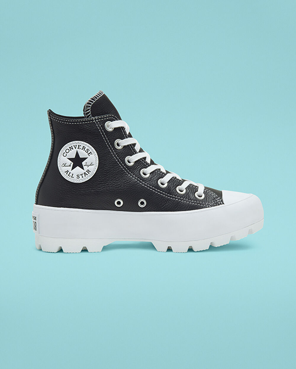 Botas de Invierno Converse Chuck Taylor All Star Mujer Negros Blancos | Mexico-107456