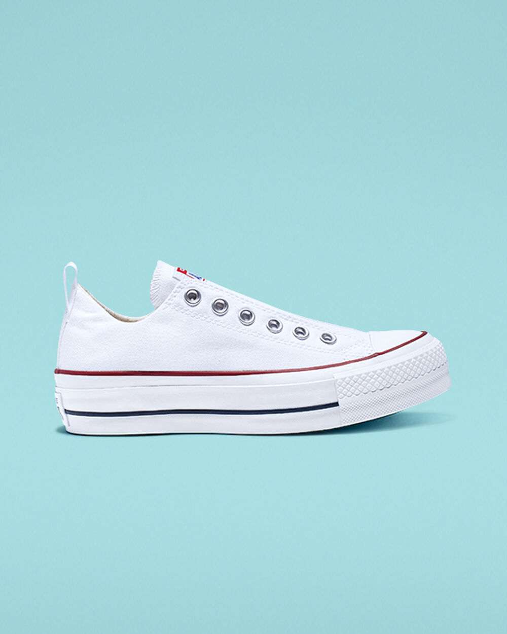 Tenis Converse Chuck Taylor All Star Mujer Blancos Rojos Azules | Mexico-480626